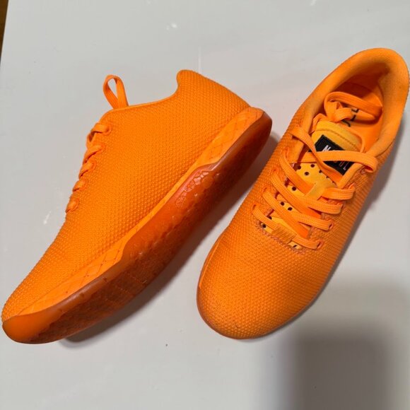 NOBULL Neon Orange Trainers - Picture 5 of 8